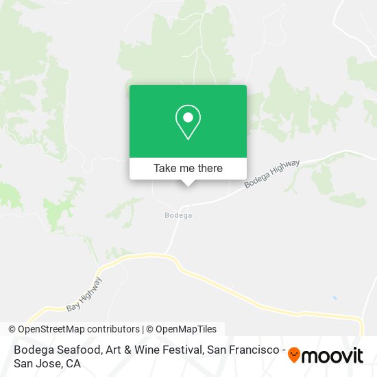 Bodega Seafood, Art & Wine Festival map