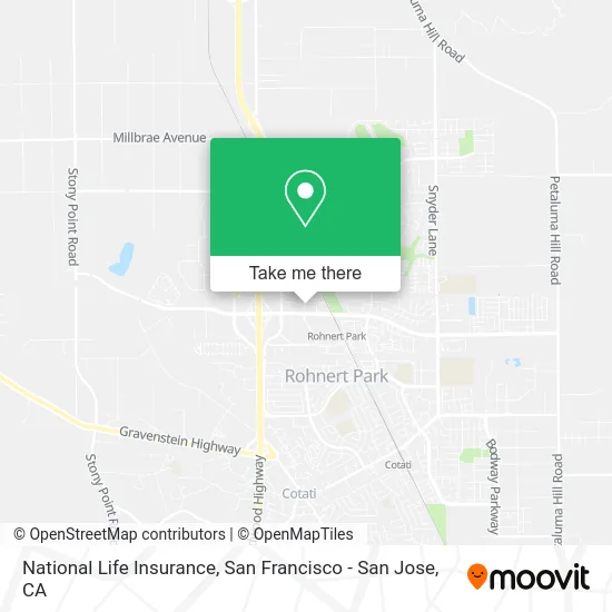 National Life Insurance map