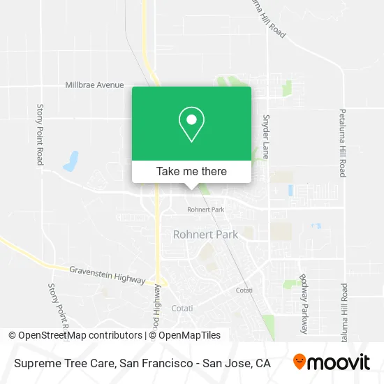 Supreme Tree Care map
