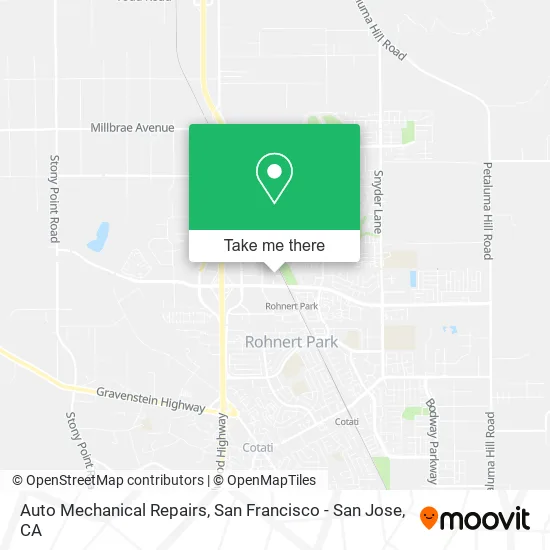 Auto Mechanical Repairs map