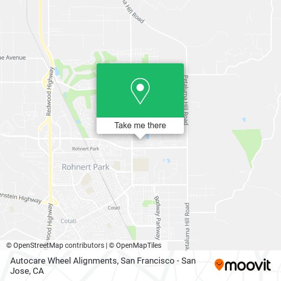 Mapa de Autocare Wheel Alignments