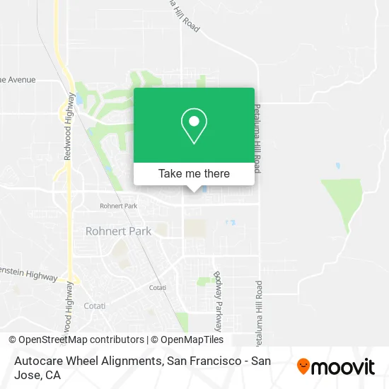 Autocare Wheel Alignments map