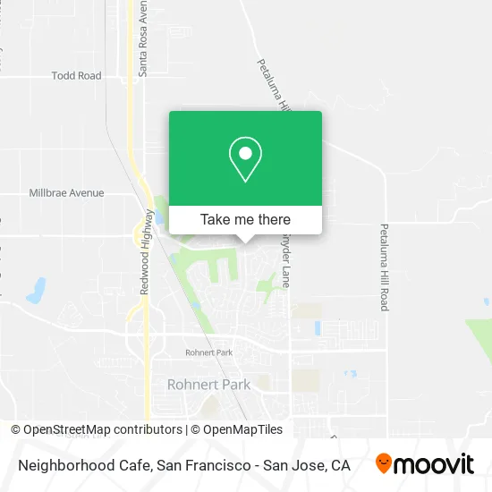 Neighborhood Cafe map