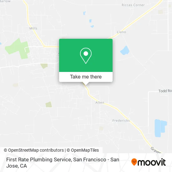 First Rate Plumbing Service map