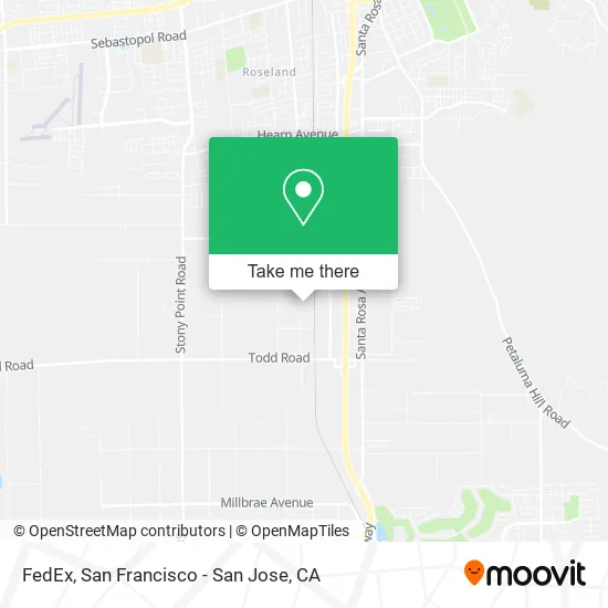 Mapa de FedEx
