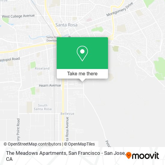 Mapa de The Meadows Apartments