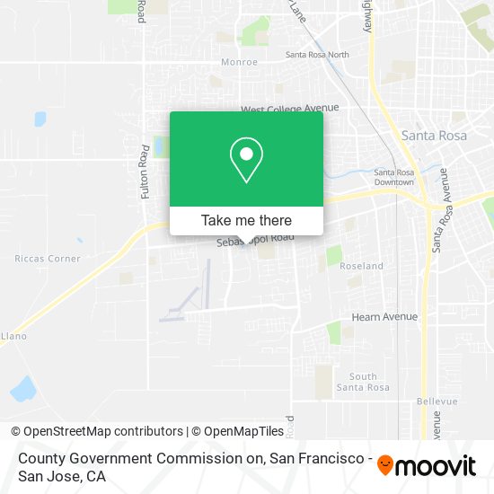 County Government Commission on map