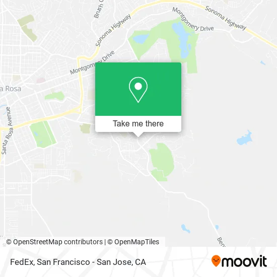 Mapa de FedEx