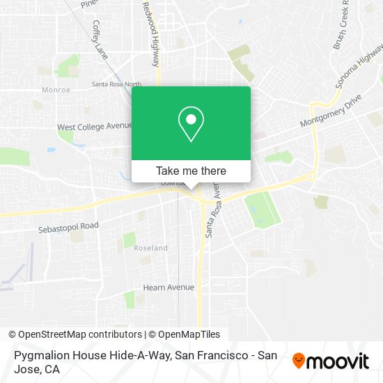 Pygmalion House Hide-A-Way map