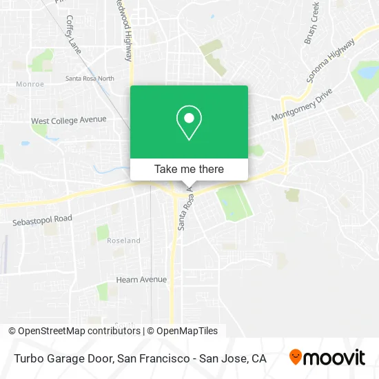 Mapa de Turbo Garage Door