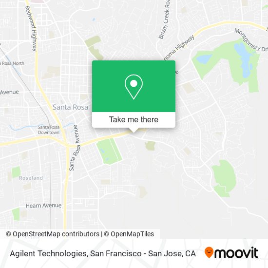 Agilent Technologies map