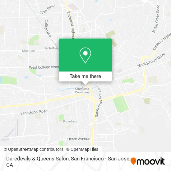 Mapa de Daredevils & Queens Salon