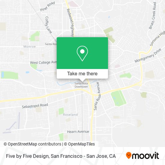 Five by Five Design map