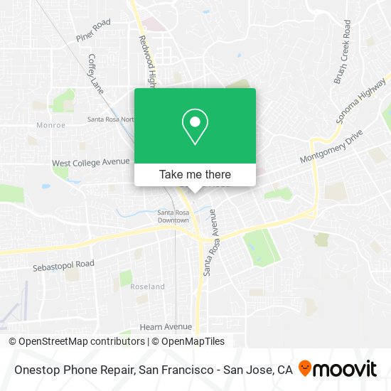Onestop Phone Repair map
