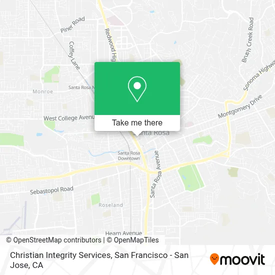 Christian Integrity Services map