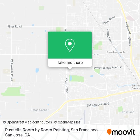 Russell's Room by Room Painting map