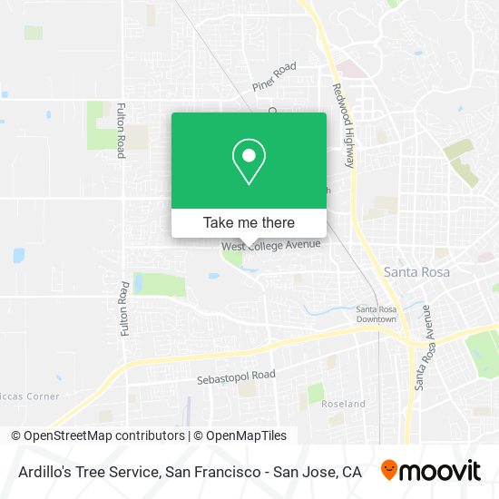 Ardillo's Tree Service map