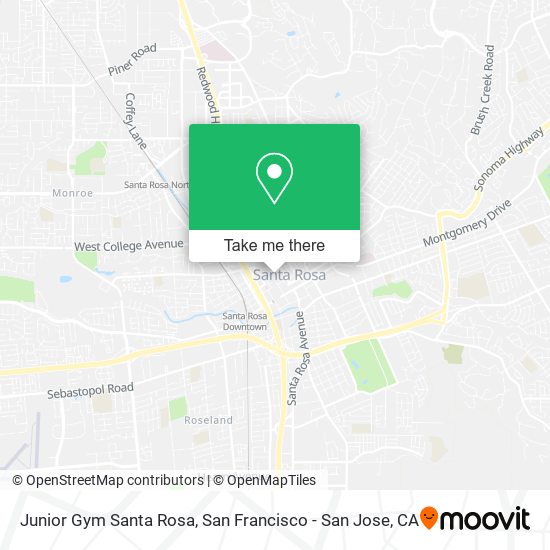 Mapa de Junior Gym Santa Rosa