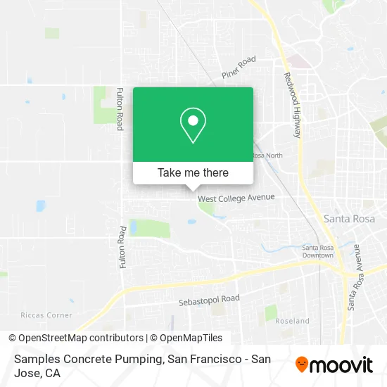 Mapa de Samples Concrete Pumping