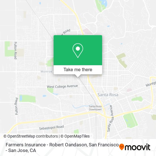 Mapa de Farmers Insurance - Robert Oandason