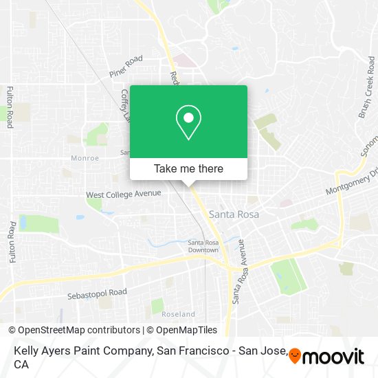 Kelly Ayers Paint Company map