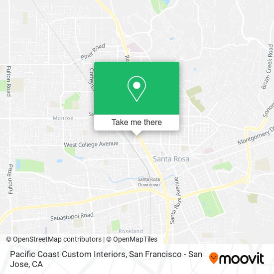 Mapa de Pacific Coast Custom Interiors