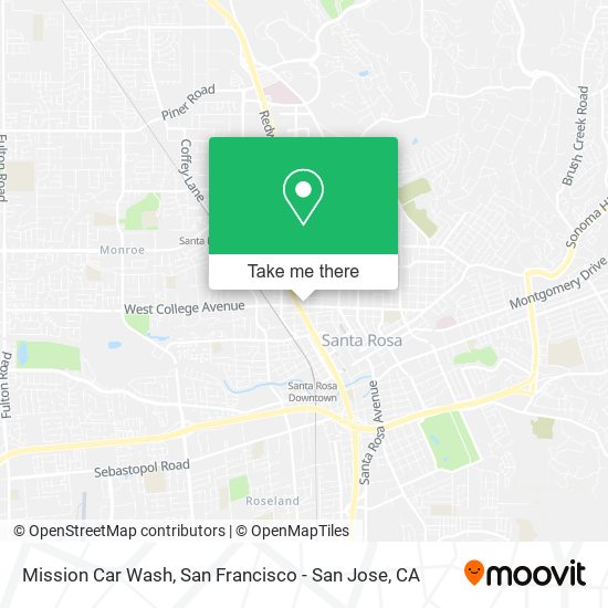 Mission Car Wash map