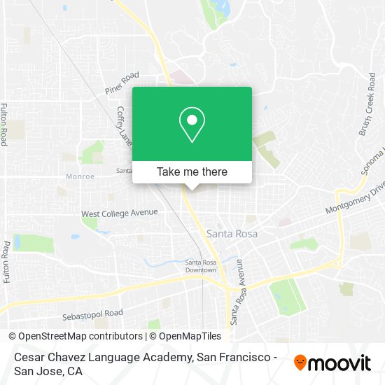 Cesar Chavez Language Academy map