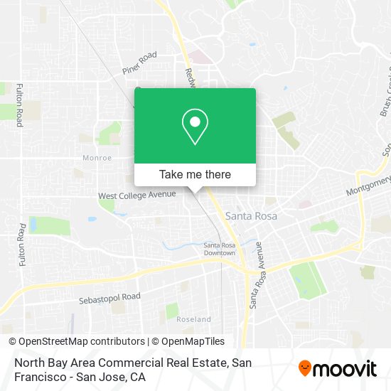 North Bay Area Commercial Real Estate map