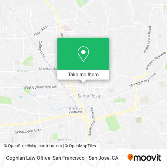 Coghlan Law Office map