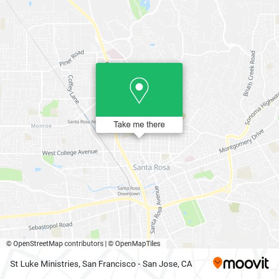 St Luke Ministries map