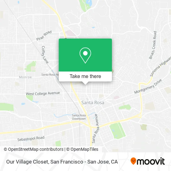 Mapa de Our Village Closet