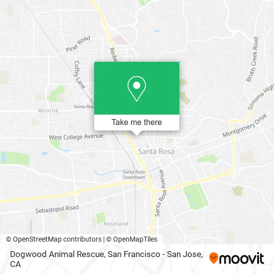 Mapa de Dogwood Animal Rescue