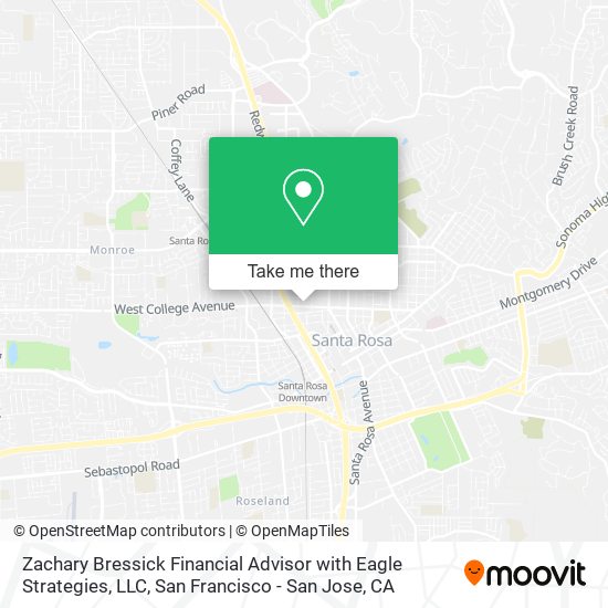 Zachary Bressick Financial Advisor with Eagle Strategies, LLC map