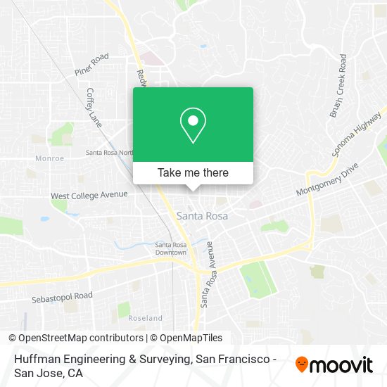 Huffman Engineering & Surveying map