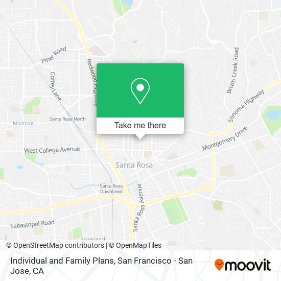 Individual and Family Plans map