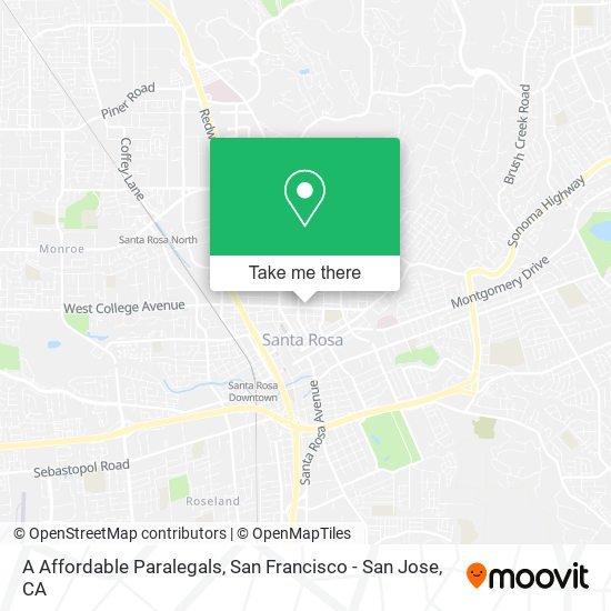 A Affordable Paralegals map