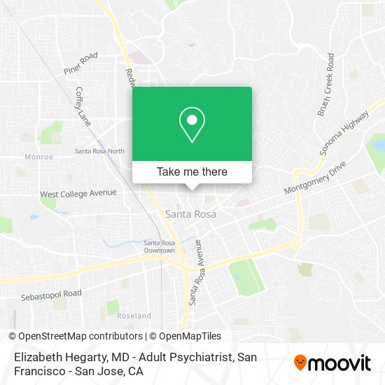 Mapa de Elizabeth Hegarty, MD - Adult Psychiatrist