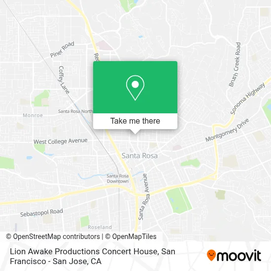 Lion Awake Productions Concert House map