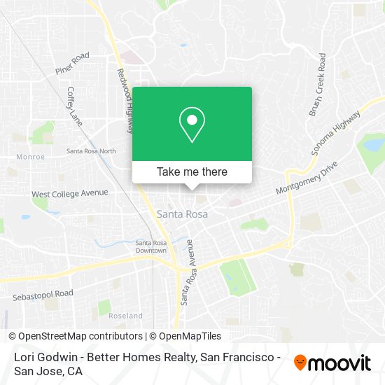 Lori Godwin - Better Homes Realty map