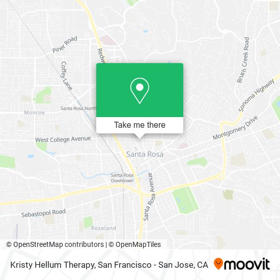 Kristy Hellum Therapy map