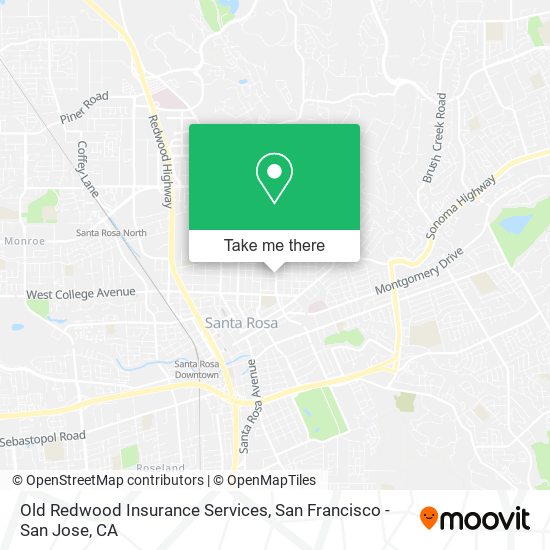 Old Redwood Insurance Services map