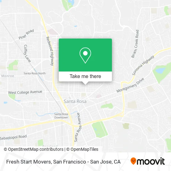 Mapa de Fresh Start Movers