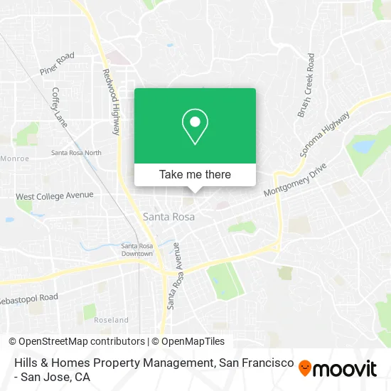Mapa de Hills & Homes Property Management