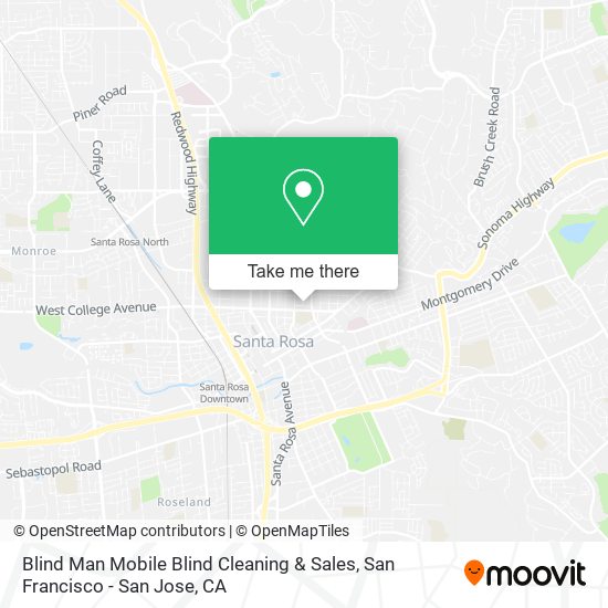 Mapa de Blind Man Mobile Blind Cleaning & Sales