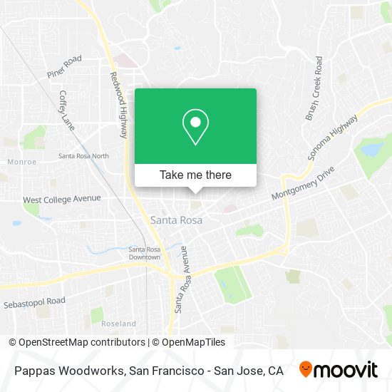 Pappas Woodworks map