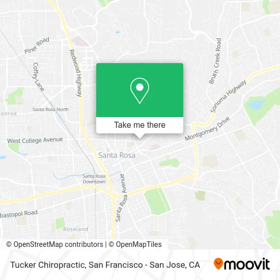 Tucker Chiropractic map