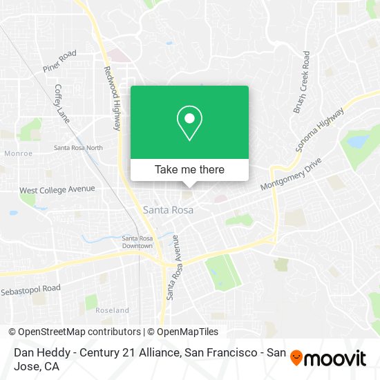 Mapa de Dan Heddy - Century 21 Alliance