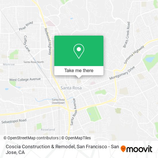 Coscia Construction & Remodel map