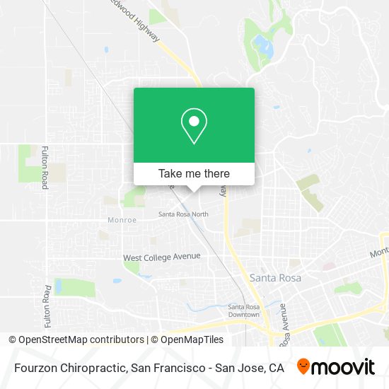 Fourzon Chiropractic map